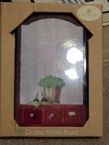 Cypress home herbs memo board - cypress,